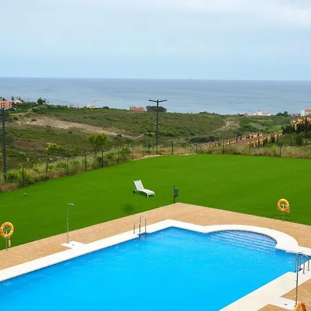 Small Oasis Nelson Mandela Apartment With Sea View, Two Bedrooms, Parking, Terrace And Pool Manilva Buitenkant foto