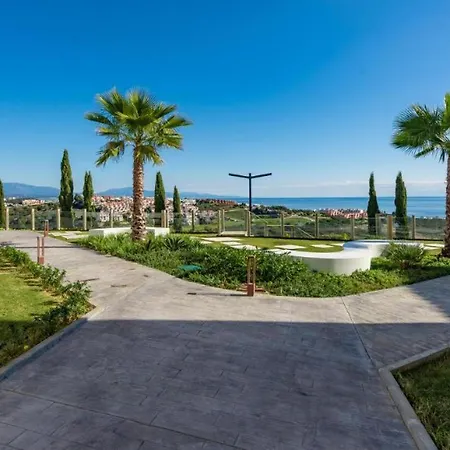 Small Oasis Nelson Mandela Apartment With Sea View, Two Bedrooms, Parking, Terrace And Pool Manilva Buitenkant foto