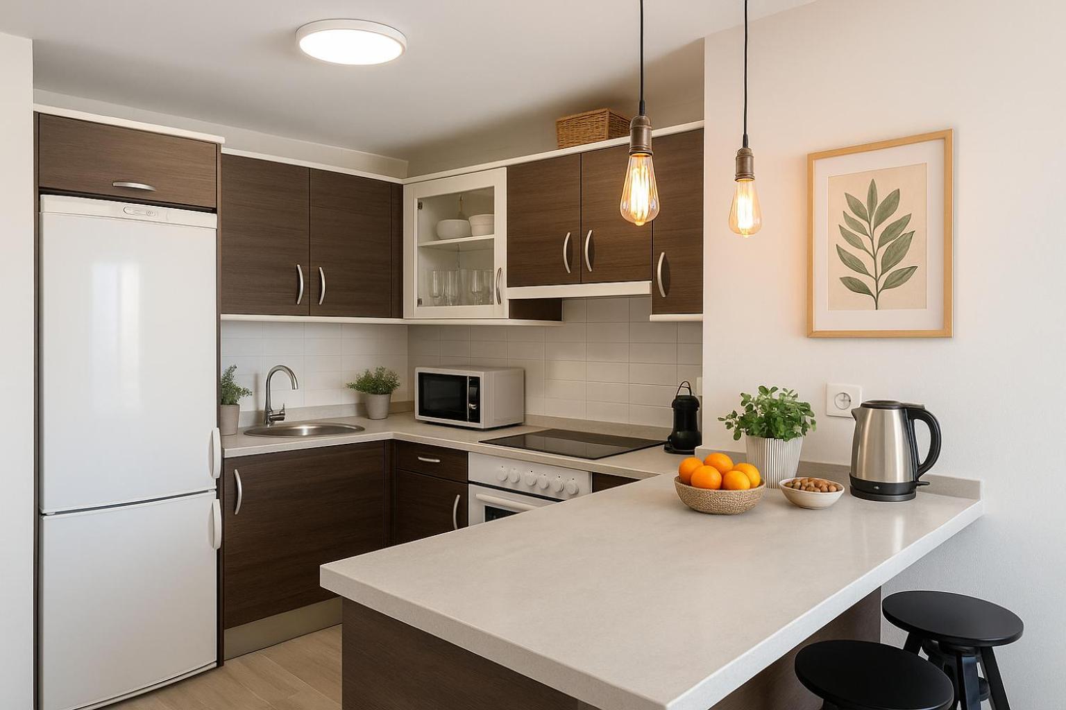 Small Oasis Nelson Mandela With Sea View, Two Bedrooms, Parking, Terrace And Pool Manilva